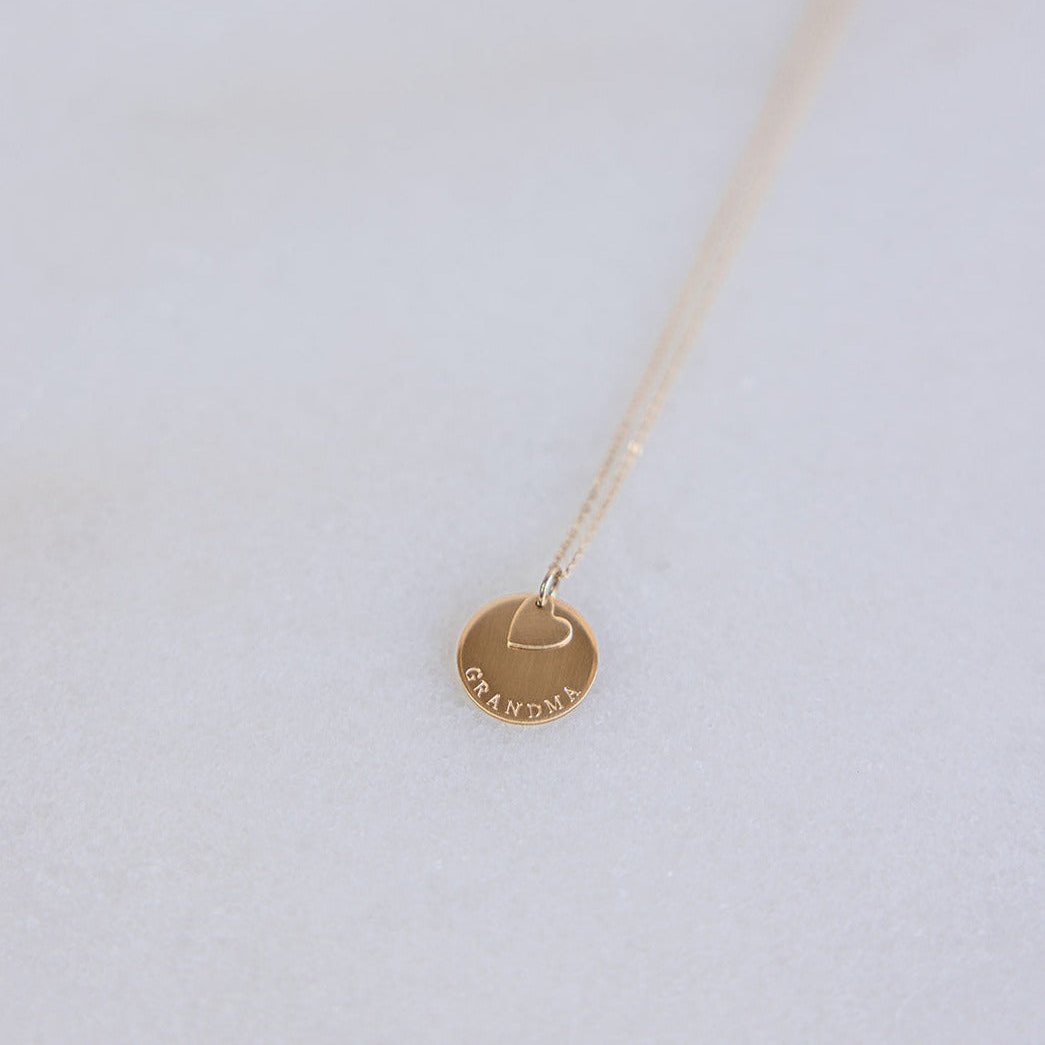 Edge Maeve Necklace w/heart