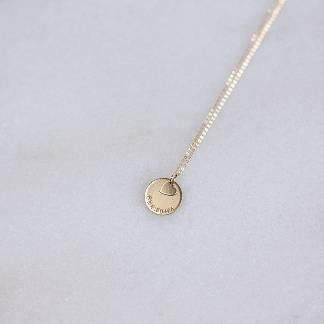 Edge Maeve Necklace w/heart