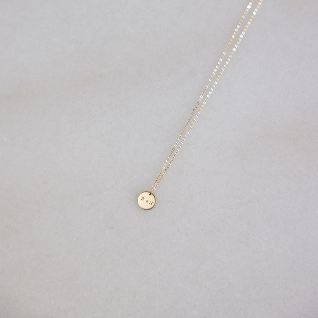 Enid Disk Necklace