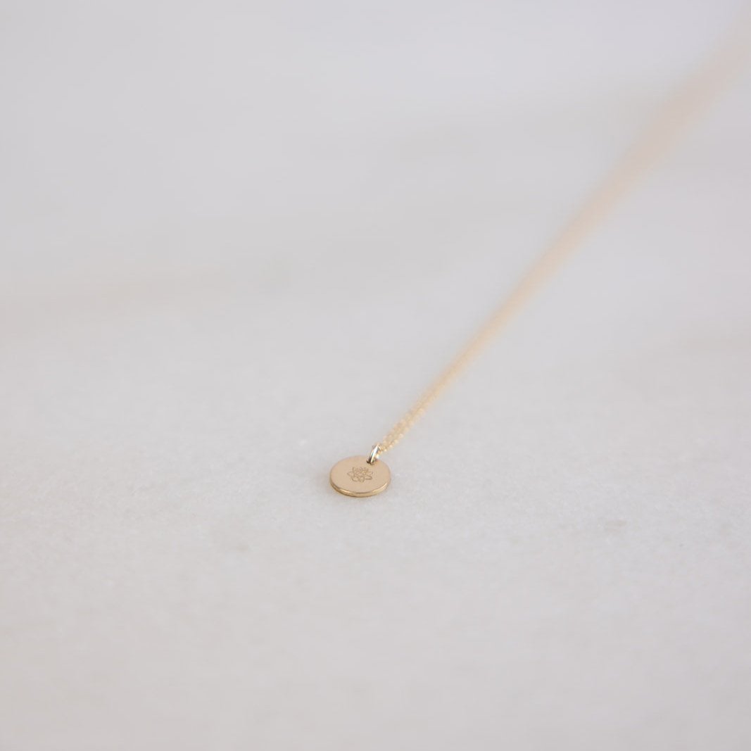 Birth Flower Necklace
