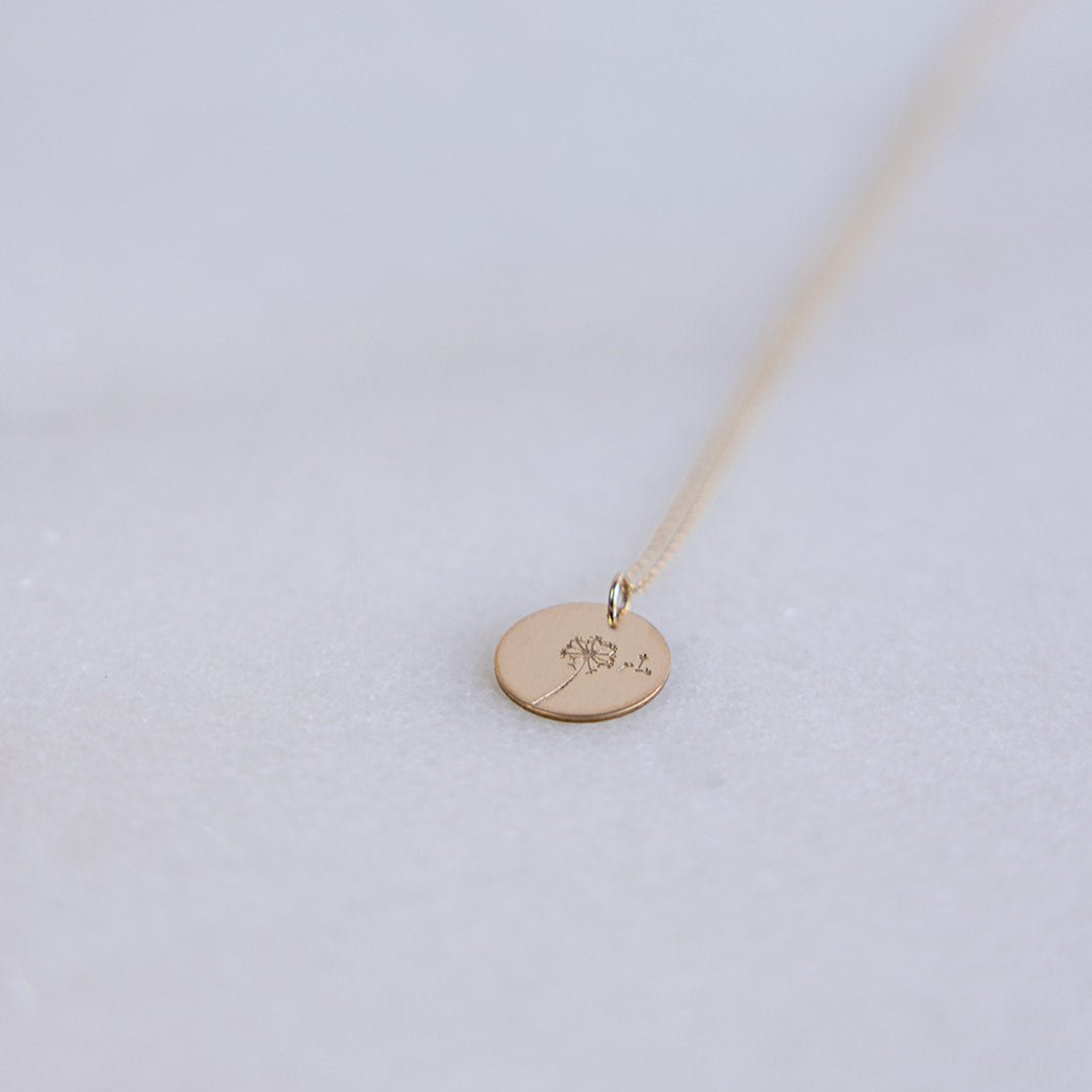 Wish Disc Necklace